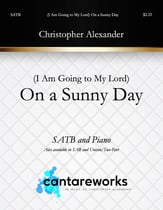 On a Sunny Day SATB choral sheet music cover